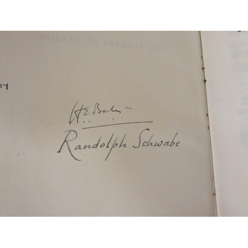 73 - BATES H. E.  Days End. Signed by the author to title (alongside an ownership inscription & a bli... 