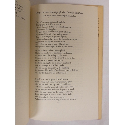 75 - DURRELL LAWRENCE.  On Seeming to Presume. Orig. red cloth in unclipped d.w. 1st ed., 1948; with a Ch... 