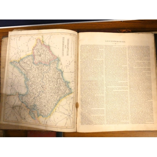 102 - Atlases.  9 various 19th cent. atlases incl. Johnston's Atlas of Astronomy & Stieler's... 