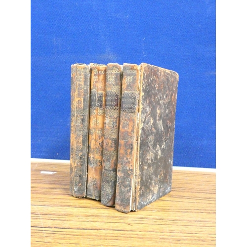 117 - CURRIE JAMES (Ed).  The Works of Robert Burns. 4 vols. Eng. port. frontis. 12mo. Calf, poo... 