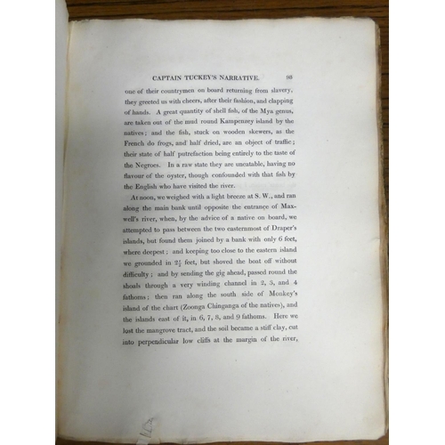 119 - TUCKEY CAPT. J. K.  Narrative of an Expedition to Explore the River Zaire Usually called t... 