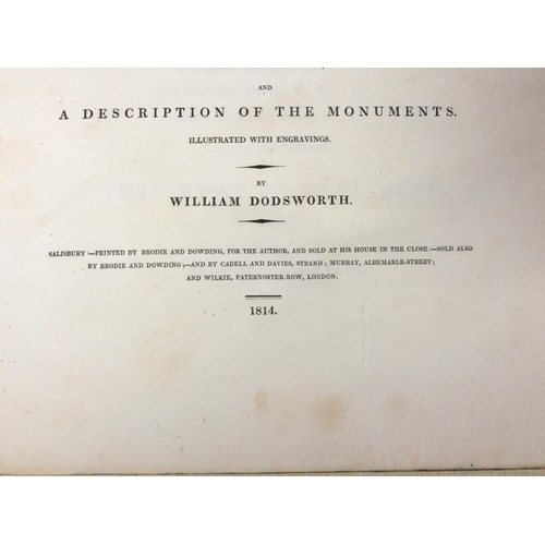 202 - DODSWORTH WILLIAM.  Historical Account of the Episcopal See & Cathedral Church of Saru... 