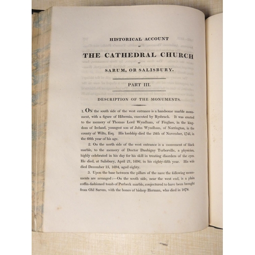 202 - DODSWORTH WILLIAM.  Historical Account of the Episcopal See & Cathedral Church of Saru... 