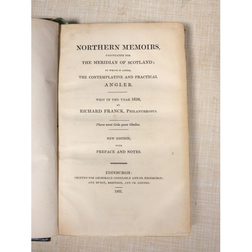 204 - FRANCK RICHARD.  Northern Memoirs Calculated for the Meridian of Scotland to Which is Added The... 