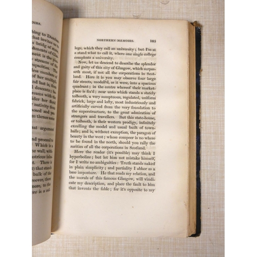 204 - FRANCK RICHARD.  Northern Memoirs Calculated for the Meridian of Scotland to Which is Added The... 