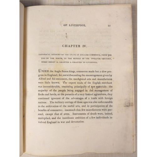 209 - ROBINSON WILLIAM (Pubs).  The History of Liverpool. Eng. frontis, plates & vignettes. ... 