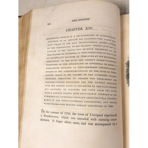 209 - ROBINSON WILLIAM (Pubs).  The History of Liverpool. Eng. frontis, plates & vignettes. ... 