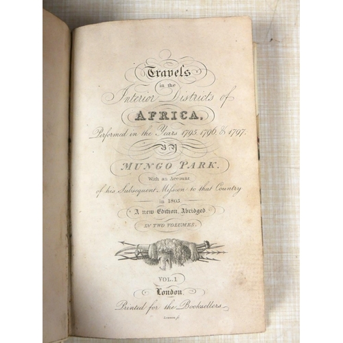 210 - PARK MUNGO.  Travels in the Interior Districts of Africa Performed in the Years 1795, 1796 & 178... 