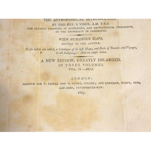 213 -  PINKERTON JOHN.  Modern Geography. The set of 3 vols. 48 eng. maps & plates, as ... 