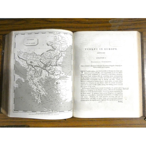 213 -  PINKERTON JOHN.  Modern Geography. The set of 3 vols. 48 eng. maps & plates, as ... 