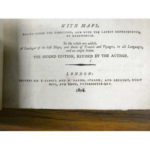 214 - PINKERTON JOHN.  Modern Geography. 15 fldg. eng. maps, as called for. Tree calf, good copy... 