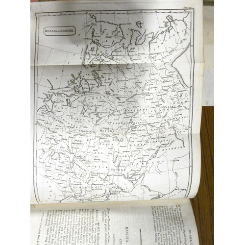 214 - PINKERTON JOHN.  Modern Geography. 15 fldg. eng. maps, as called for. Tree calf, good copy... 