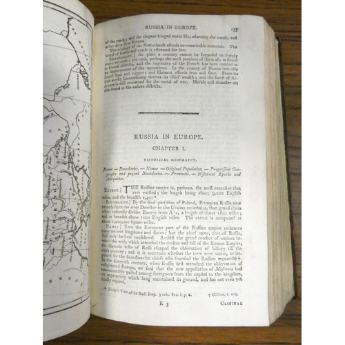 214 - PINKERTON JOHN.  Modern Geography. 15 fldg. eng. maps, as called for. Tree calf, good copy... 