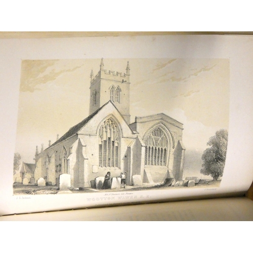 217 - COOKE H. T. (Pubs.)  Notices of The Churches of Warwickshire, Deanery of Warwick. Litho. t... 