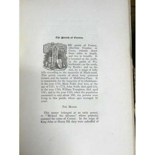 219 - JEFFERSON SAMUEL.   History and Antiquities of Allerdale Ward. Eng. frontis, plates & capitals. ... 