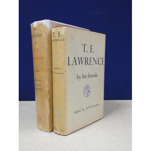 81 - LAWRENCE T. E.  The Letters, 1938 & T. E. Lawrence by His Friends, 4th imp., 1938. Each in d.w's... 