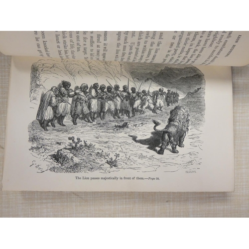 82 - GERARD JULES.  Lion Hunting & Sporting Life in Algeria. Eng. frontis & plates. Calf prize bd... 