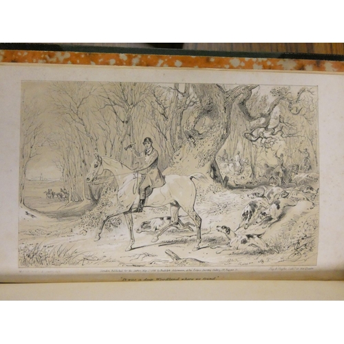 88 - BECKFORD PETER.  Thoughts on Fox & Hare Hunting. Eng. frontis. Eng. title. Eng. title vignette, ... 