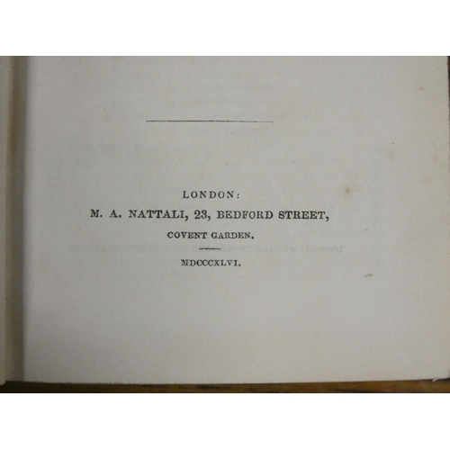 91 - NATTALI M. A. (Pubs).  The Menageries, 3 vols. re. quadrupeds. Many eng. text illus. 12mo. Nice orig... 