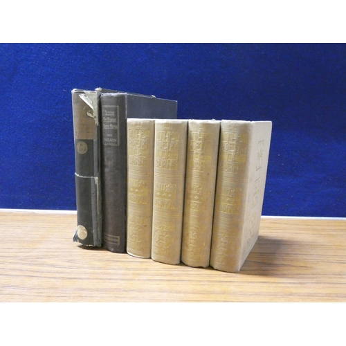 99 - BURNS ROBERT.  The Centenary Burns. 4 vols. Etched plates by William Hole. Arts & Crafts buff gi... 