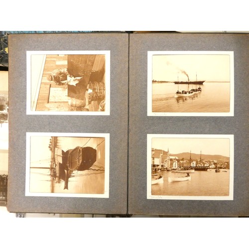 103 - Photographs.  20th century photographs & snapshots in 6 albums incl. European topograp... 