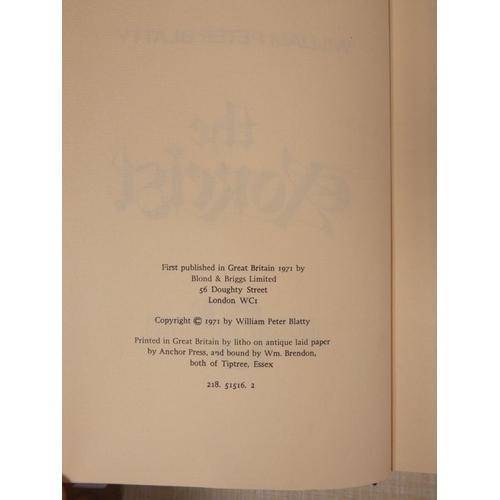 79 - HARRIS THOMAS.  The Silence of the Lambs. 1st ed. in d.w. 1989; also W. P Blatty, The Exorcist, 1st ... 