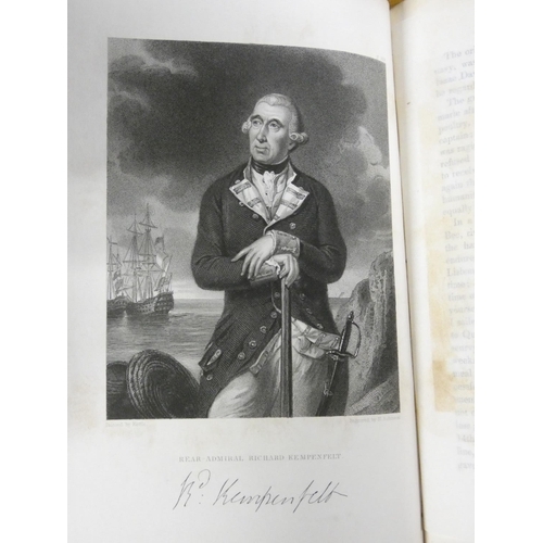 86 - CLARKE J. S. & MCARTHUR J.  The Life & Services of Horatio Viscount Nelson. 3 vols. Eng. pla... 