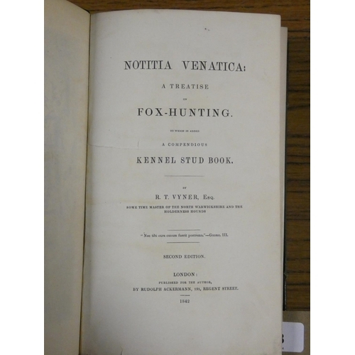 88 - BECKFORD PETER.  Thoughts on Fox & Hare Hunting. Eng. frontis. Eng. title. Eng. title vignette, ... 