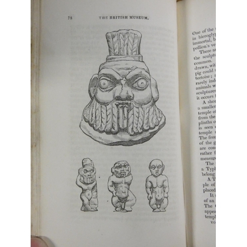 92 - LONG GEORGE.  The Antiquities in the British Museum. 2 vols. Eng. plates & text illus. 12mo. Nic... 