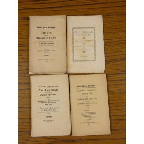 94 - GOLDSMID E. & G. (Pubs).  Two Rare Tracts Relating to the State of New Year; Governor Johnston's... 