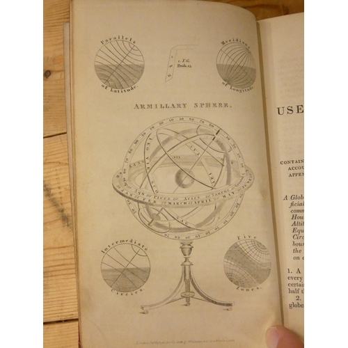 114 - MOLINEUX THOMAS.  A Concise Introduction to the Knowledge of the Globes. Rotating eng. frontis of a ... 