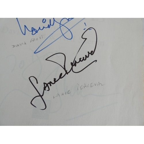 125 - Celebrity & Personality Signatures. That Was The Week That Was miscellany bearing signatures of ... 