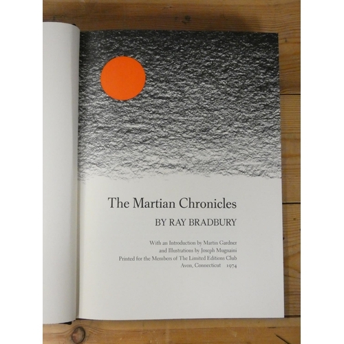 176 - BRADBURY RAY.  The Martian Chronicles. Ltd. ed. 384/2000 signed by the author & illustrator. Col... 