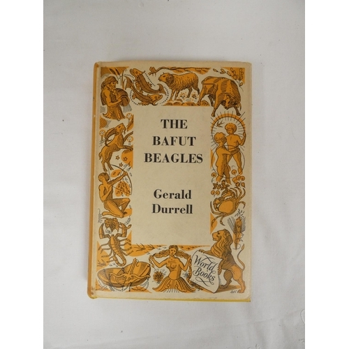 74 - DURRELL GERALD.  The Bafut Beagles. Signed by the author to the front free endpaper (adhesions to th... 