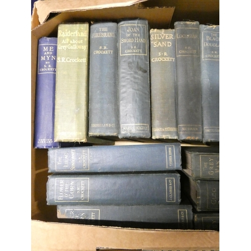 98 - CROCKETT S. R.  Works. 24 various vols., mainly 1st eds. Orig. cloth, varying cond.