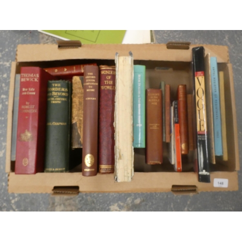 148 - Large box of vintage books