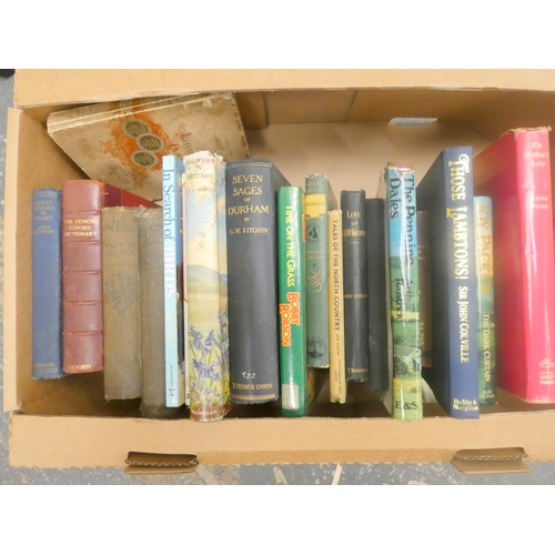 154 - Large box of vintage books