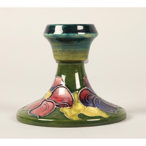 15 - Moorcroft pottery candle stick