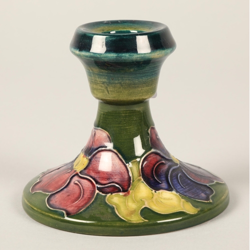 15 - Moorcroft pottery candle stick