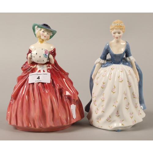 4 - Royal Doulton figurines Genevieve HN1962 and Alison HN2336 (2)