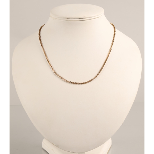 78 - 9ct gold chain, 4.5g