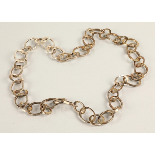 80 - Mexican silver chain necklace, 122g