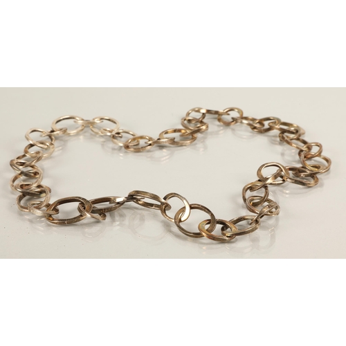 80 - Mexican silver chain necklace, 122g