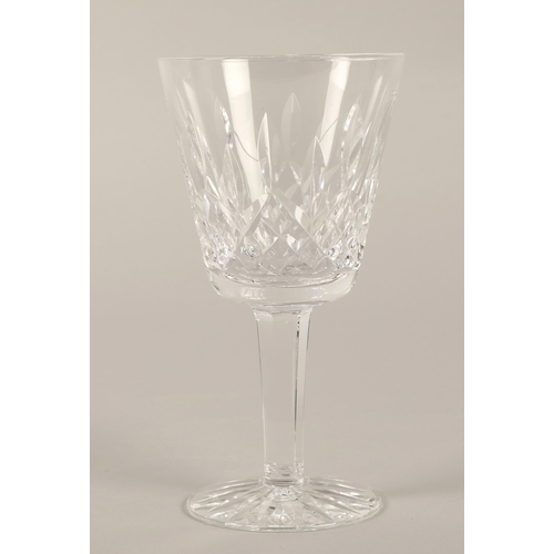 38 - Waterford Crystal set of nine stemmed glasses