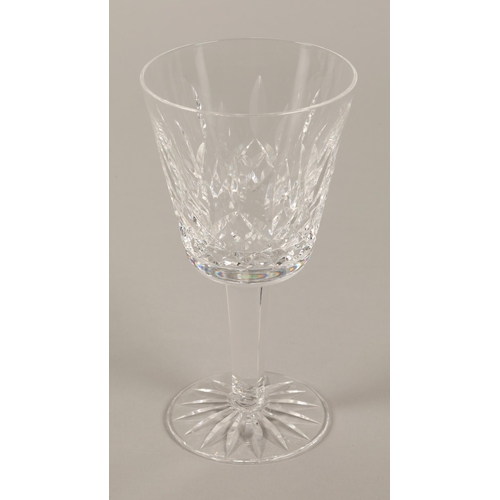 38 - Waterford Crystal set of nine stemmed glasses