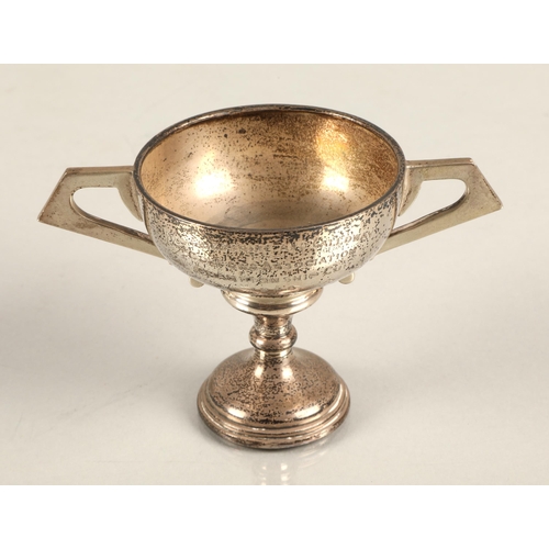 206 - Silver cup, inscribed 'Dumfriesshire and Galloway Golfers Association Championship Cup 1938 won by R... 