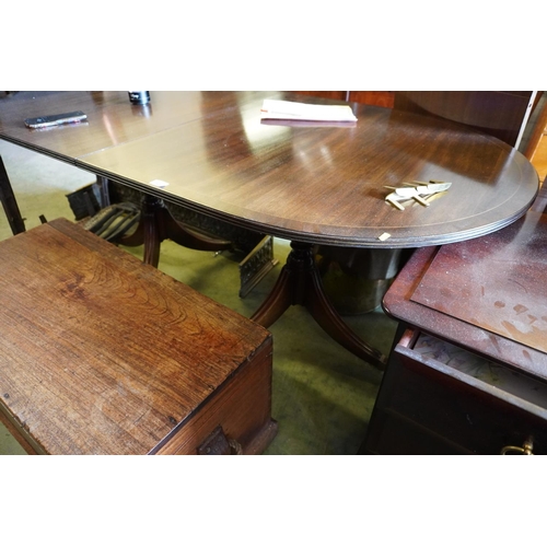 565 - Reproduction D end dining table.