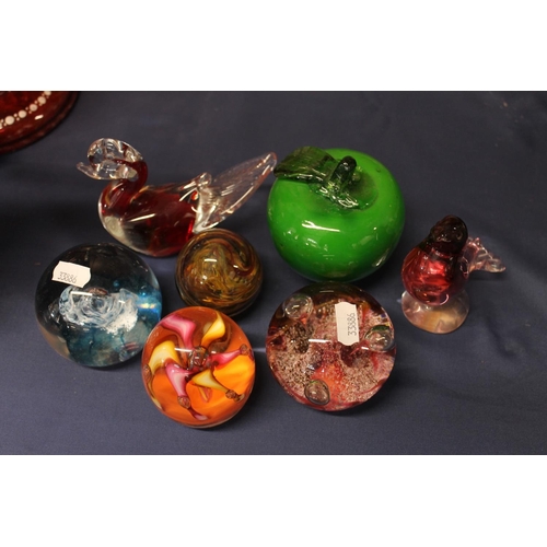 31 - Caithness and other glass paperweights (7)