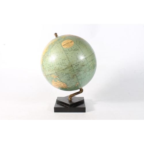 89 - Vintage Philips 9 inch terrestrial globe on stepped base.