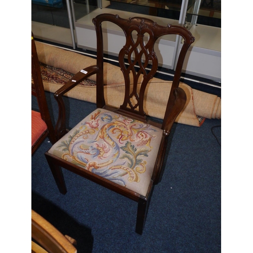 641 - Chippendale carver chair